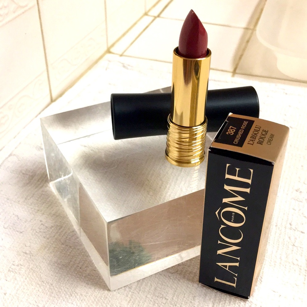 NEW! Lancôme “Crushed Rose” L'Absolu Rouge Cream Lipstick 💄 - Picture 2 of 4